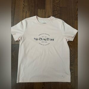 Coach Light Pink Short Sleeve Tee